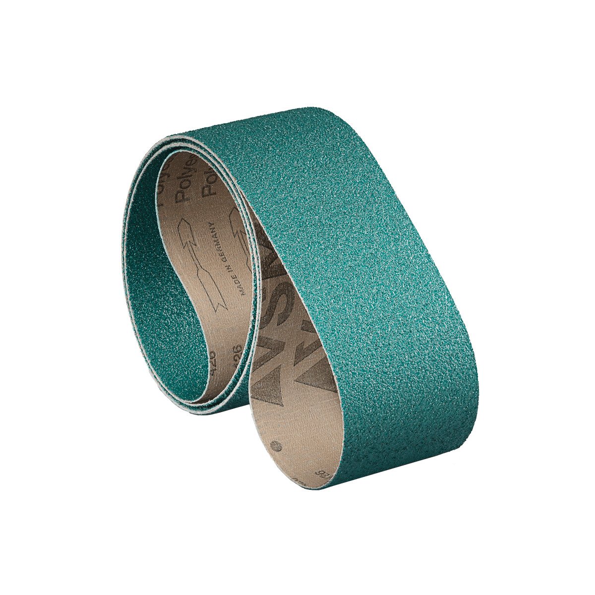 Gewebeschleifband-Set für Edelstahl, Stahl, Metall universal Metallkraft 1220 x 100 mm