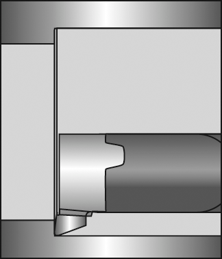 Ausdrehkopf VHM zum Ausdrehen EYLMINI TiCN DSGB15 Dmin 13,8mm