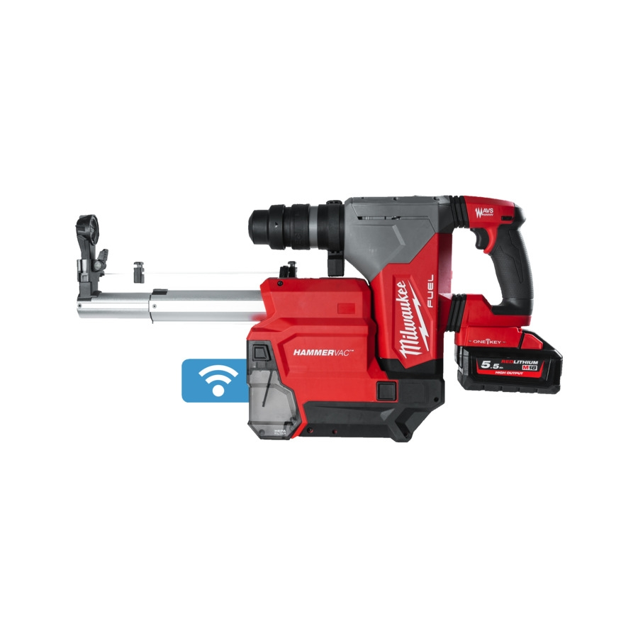 ONE KEY ™ Akku-Kombihammer + Staubabsaugung M18ONEFHPXDEL-552C
