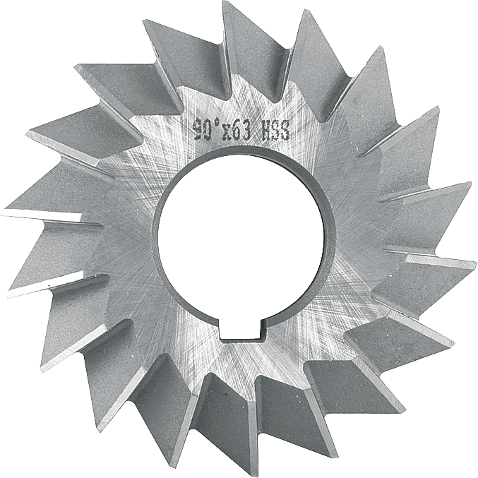 Prismenfräser 90° HSS 90° Z20 DIN847 D80x22x27mm