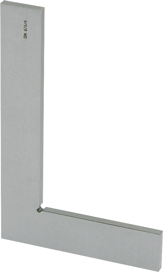 Flach-/Anschlagwinkel Gen. 1 Q15x5mm 90° DIN875/I Spezialstahl L75x50mm