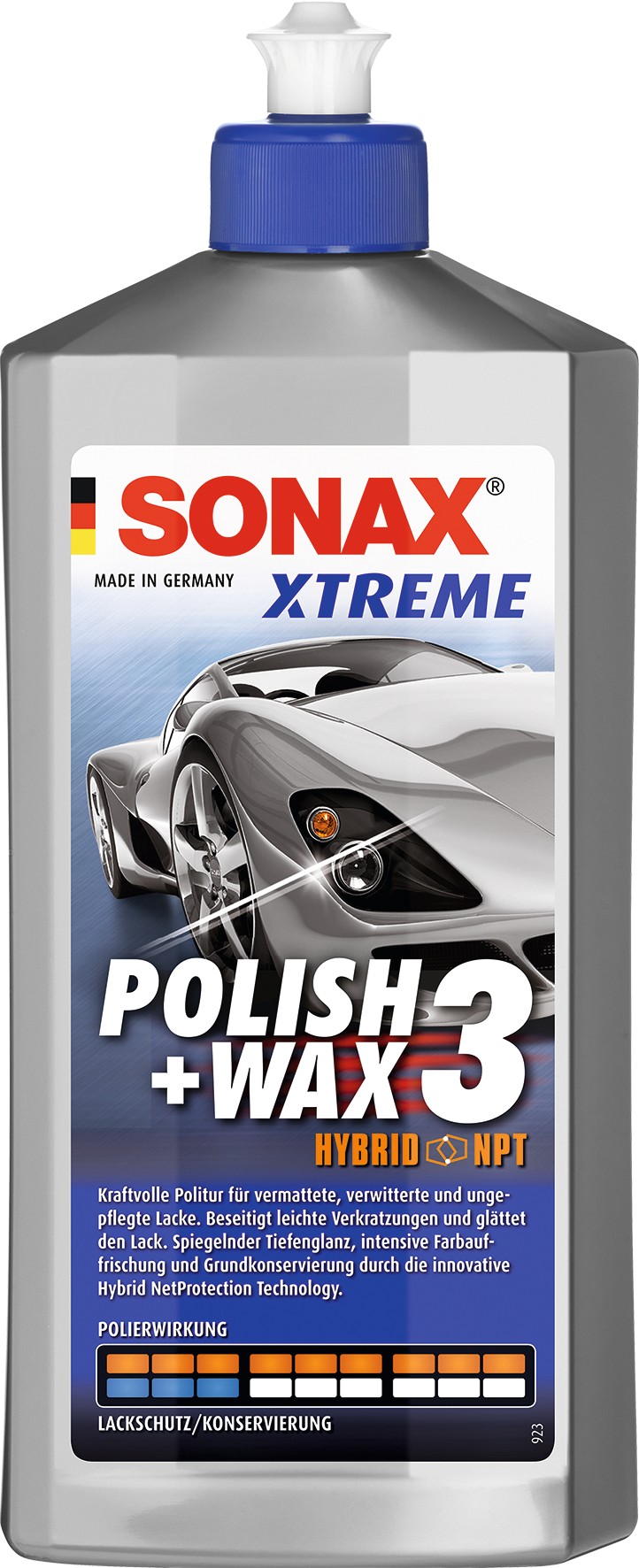 Schleifpolitur/Wachs Xtreme 500ml Polish + Wax 3 Hybrid