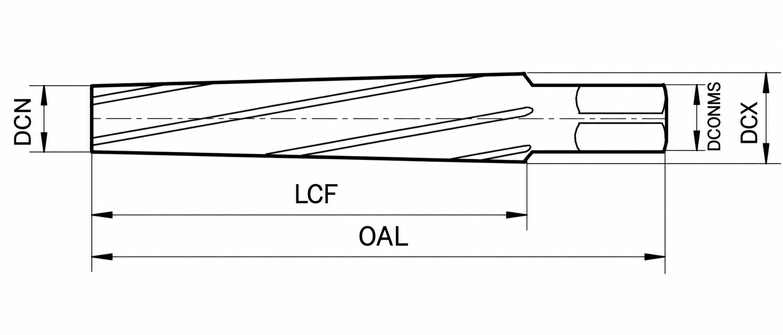 Eyltool Premium Hand-Kegelreibahle HSS 1:50 DIN 9-B Ø5 mm