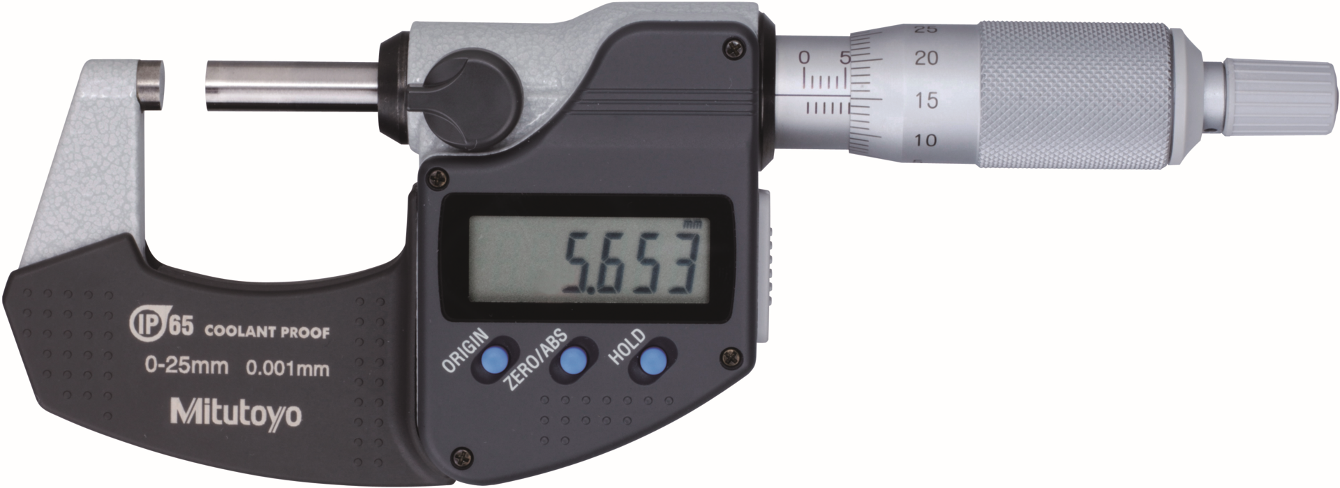Bügelmessschraube Digital IP65 Digimatic Abl. 0,001mm DIN863-1 mit DA MB25-50mm
