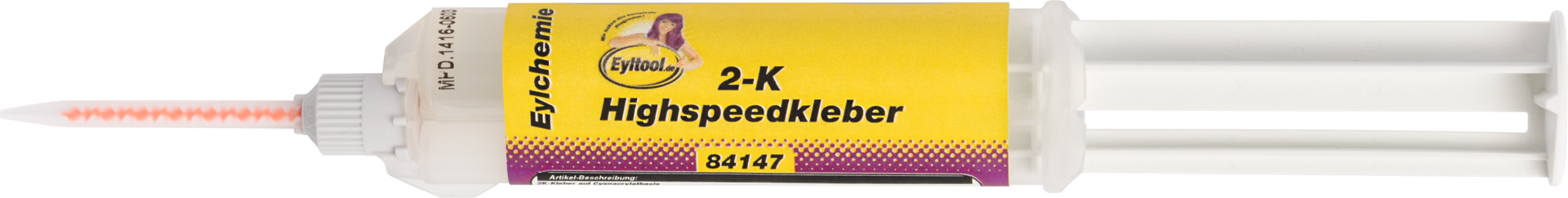 2K Highspeedkleber 10g mit 3x Statikmixer