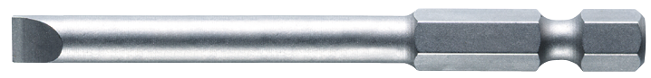 Wiha Bit 1/4" Schlitz L 70 mm Schneidenstärke 0,5 mm Schneiden-B 3 mm