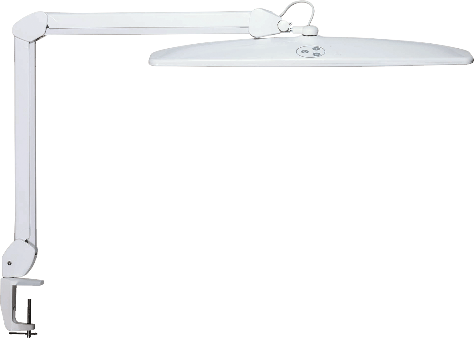 Arbeitstischlampe LED dimmbar mit Klemmfuß weiß Arbeitstischlampe LED dimmbar mit Klemmfuß weiß