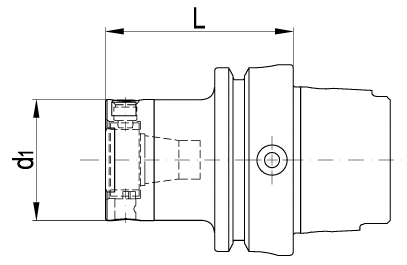 Adapter Solidfix® HSK63-A mit Einstellvorrichtung S2