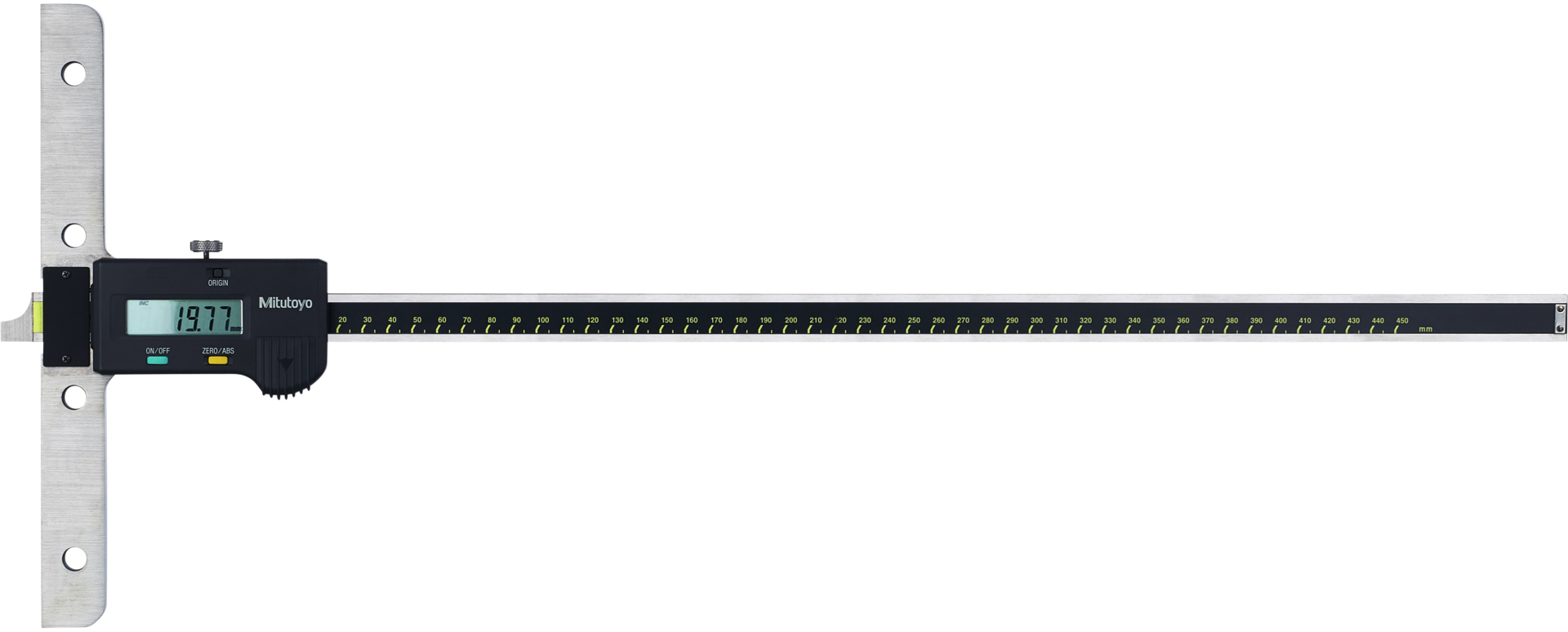 Tiefenmessschieber Digital ABSOLUTE Digimatic mit gerader Messstange Abl. 0,01mm DIN 862C mit DA MB750mm Tiefenmessschieber Digital ABSOLUTE Digimatic mit gerader Messstange Abl. 0,01mm DIN 862C mit DA MB750mm