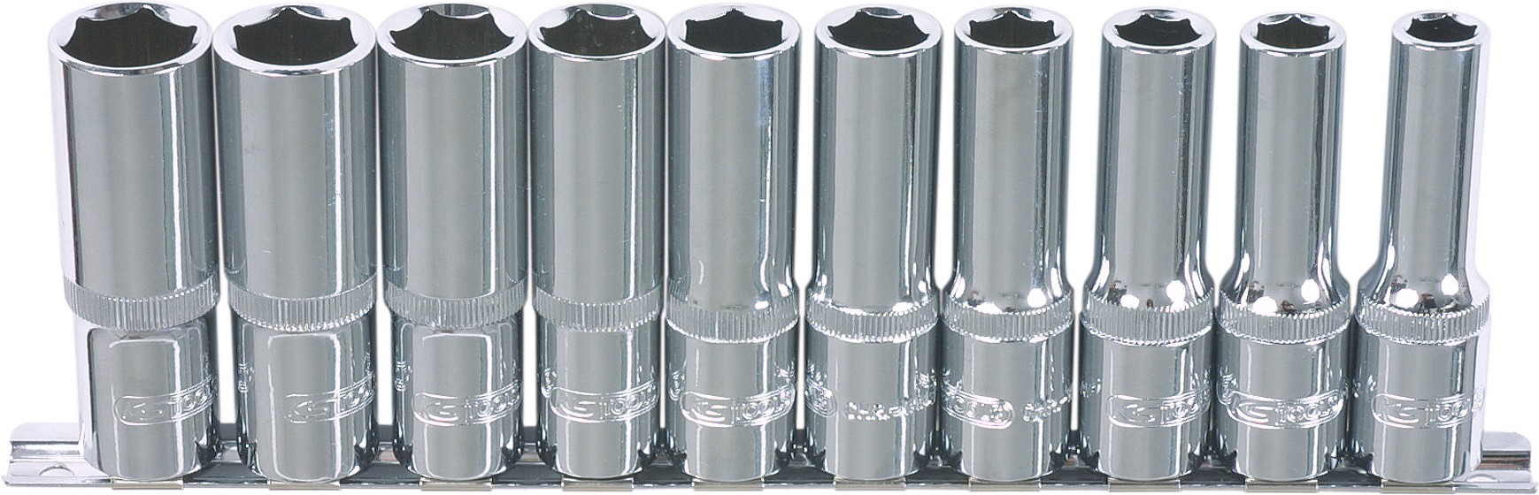 Stecknuss 1/4" Sechskant lang Satz 10-tlg. Stecknuss 1/4" Sechskant lang Satz 10-tlg.