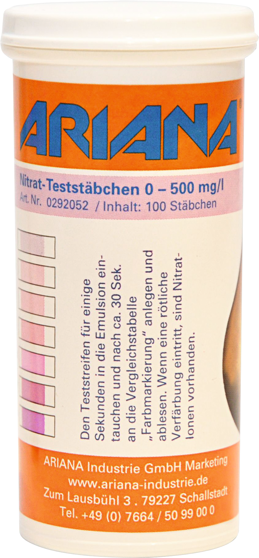 Teststreifen Nitrat-Teststreifen 0-500 mg/l Teststreifen Nitrat-Teststreifen 0-500 mg/l