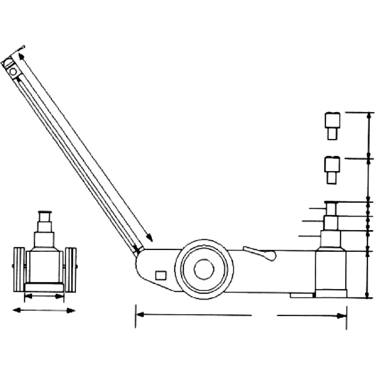 Rangierwagenheber Unicraft WWH 40003 PH
