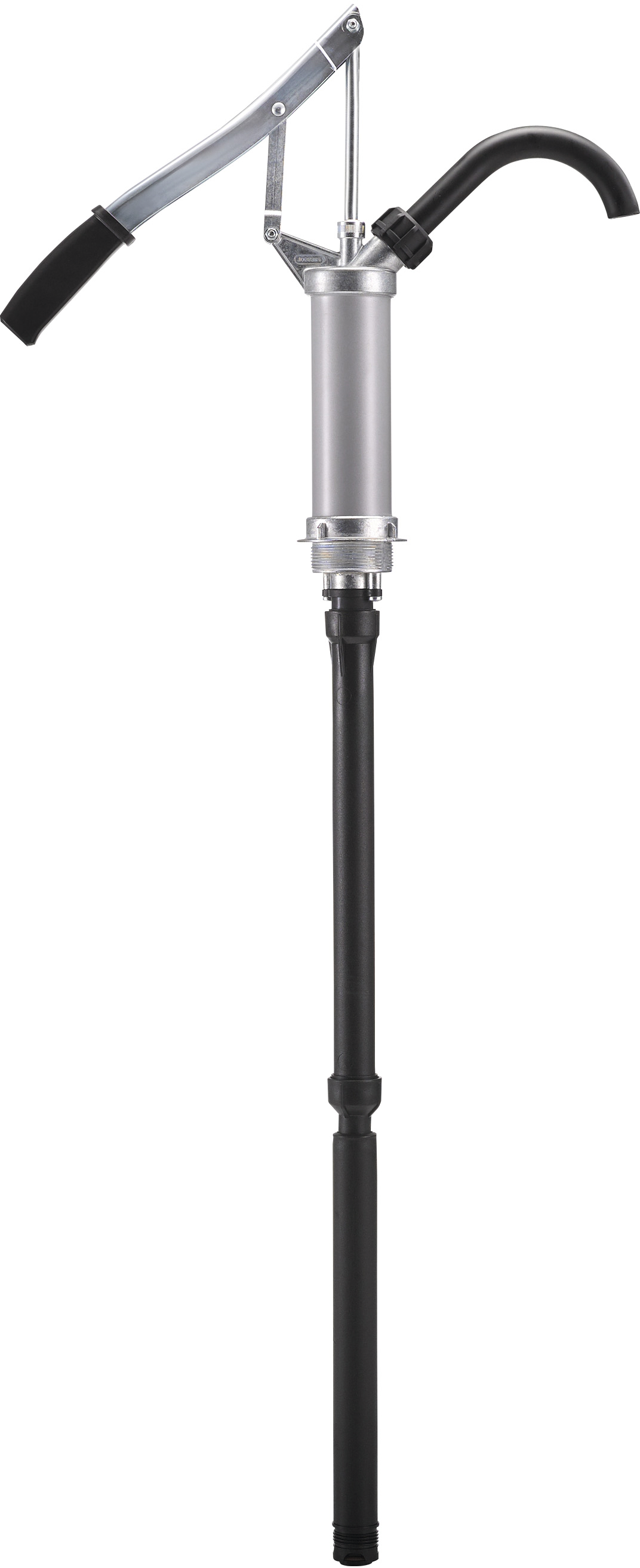 Handpumpe "Öle" mit Auslaufkrümmer und Teleskopsaugrohr