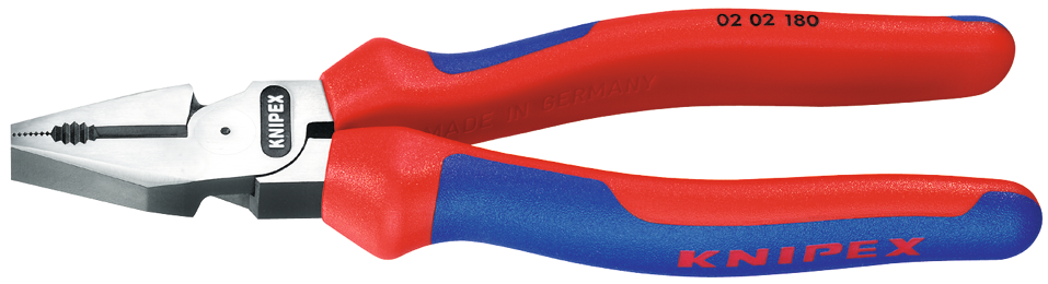 Knipex Kombizange Kraft mit Mehrkomponentengriff Stahldraht bis Ø 2,8 mm L 200 mm