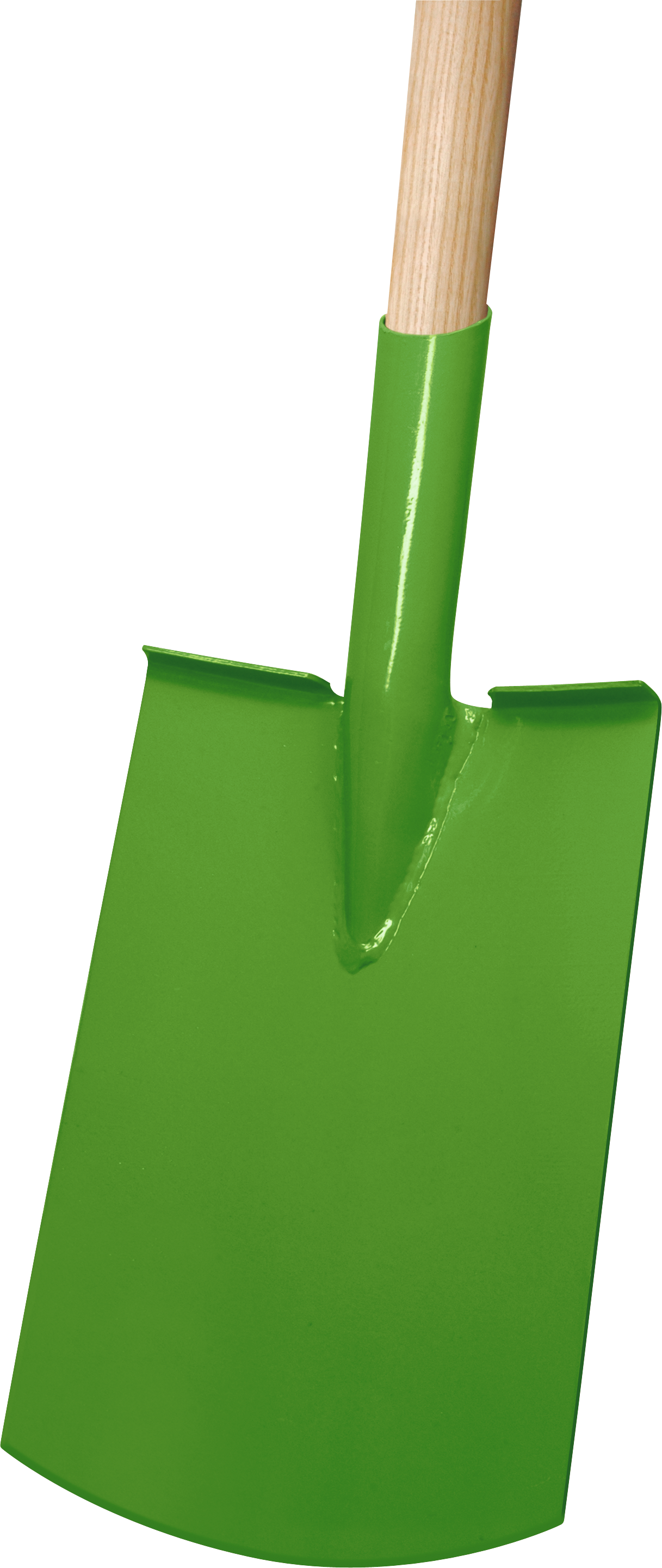 Gärtnerspaten T-Stiel grün lackiert 280x175mm
