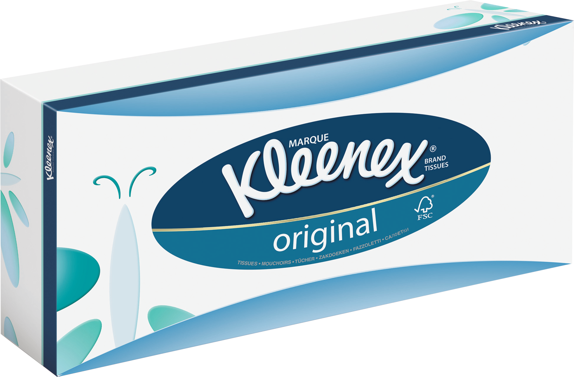 Kosmetiktücher Kleenex® 8824 weiß 3-lagig 72 Tücher 20x20cm