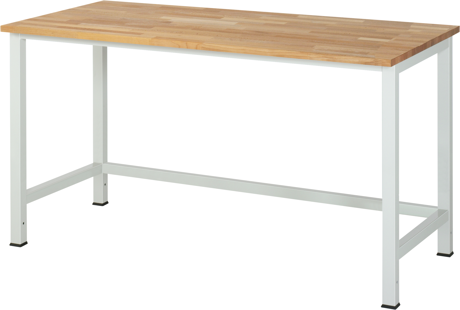 Werktisch Buchenplatte "EYL 3" Eyl-System R900-1 Buche-Platte RAL7035 T800 x H825 x B750mm