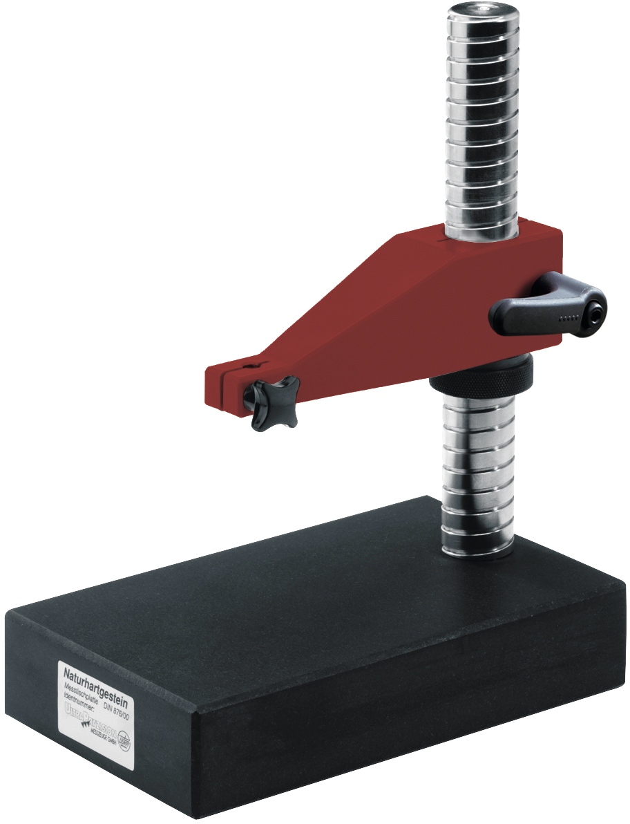 Feinmesstisch groß mit starrem Querarm DIN876/00 250x150mm Ausl.120mm Messhöhe 210mm Säule D35mm