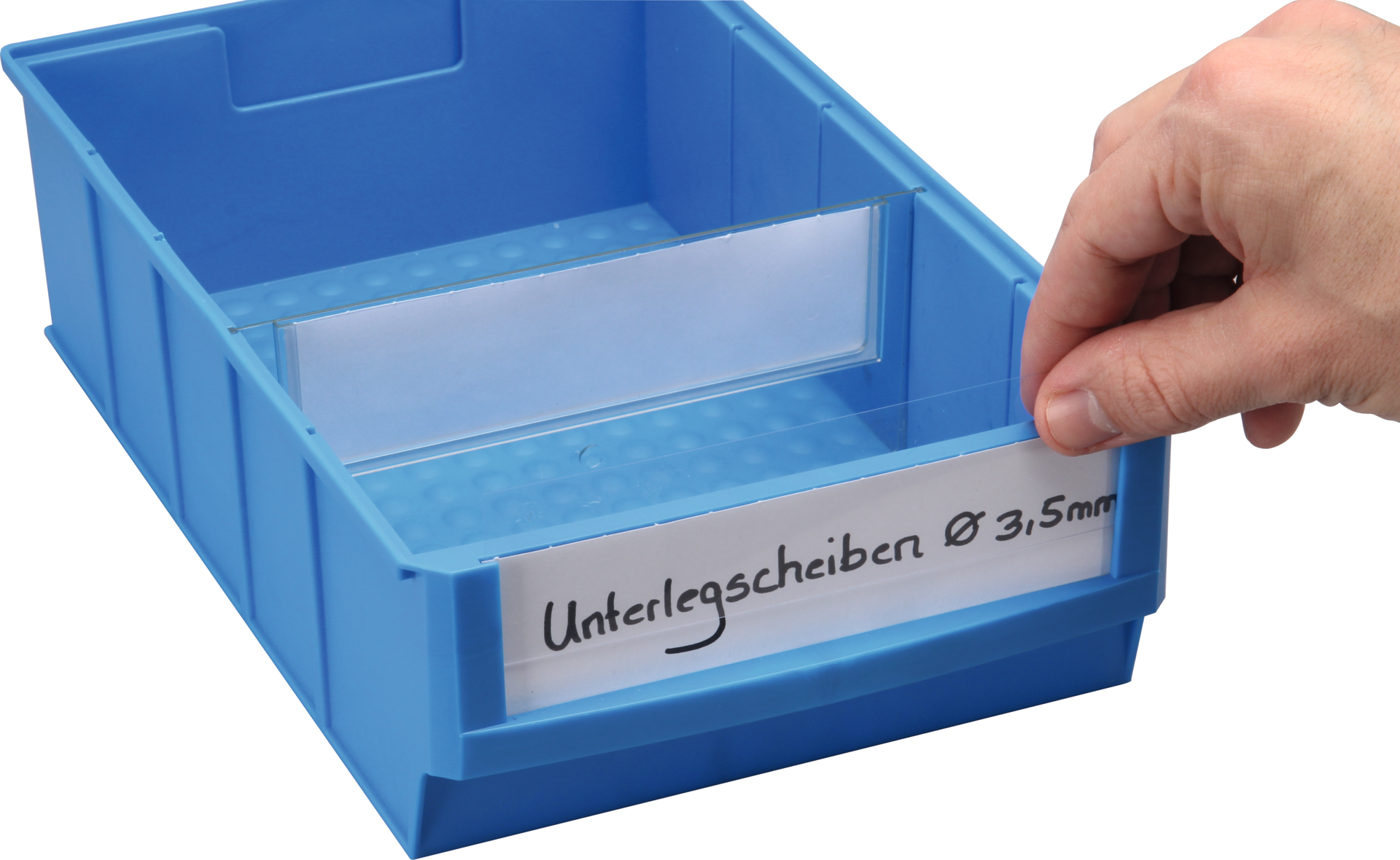 Etikett Stirnseite  mit Schutzfolie Regalbox Gr. 2/4/6 B150mm H41mm Etikett Stirnseite  mit Schutzfolie Regalbox Gr. 2/4/6 B150mm H41mm