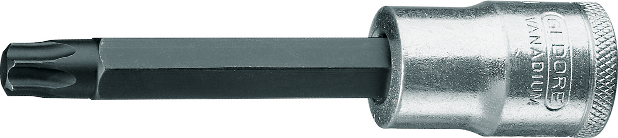 Gedore Bitstecknuss 1/2" TORX® lang L 100 mm T20