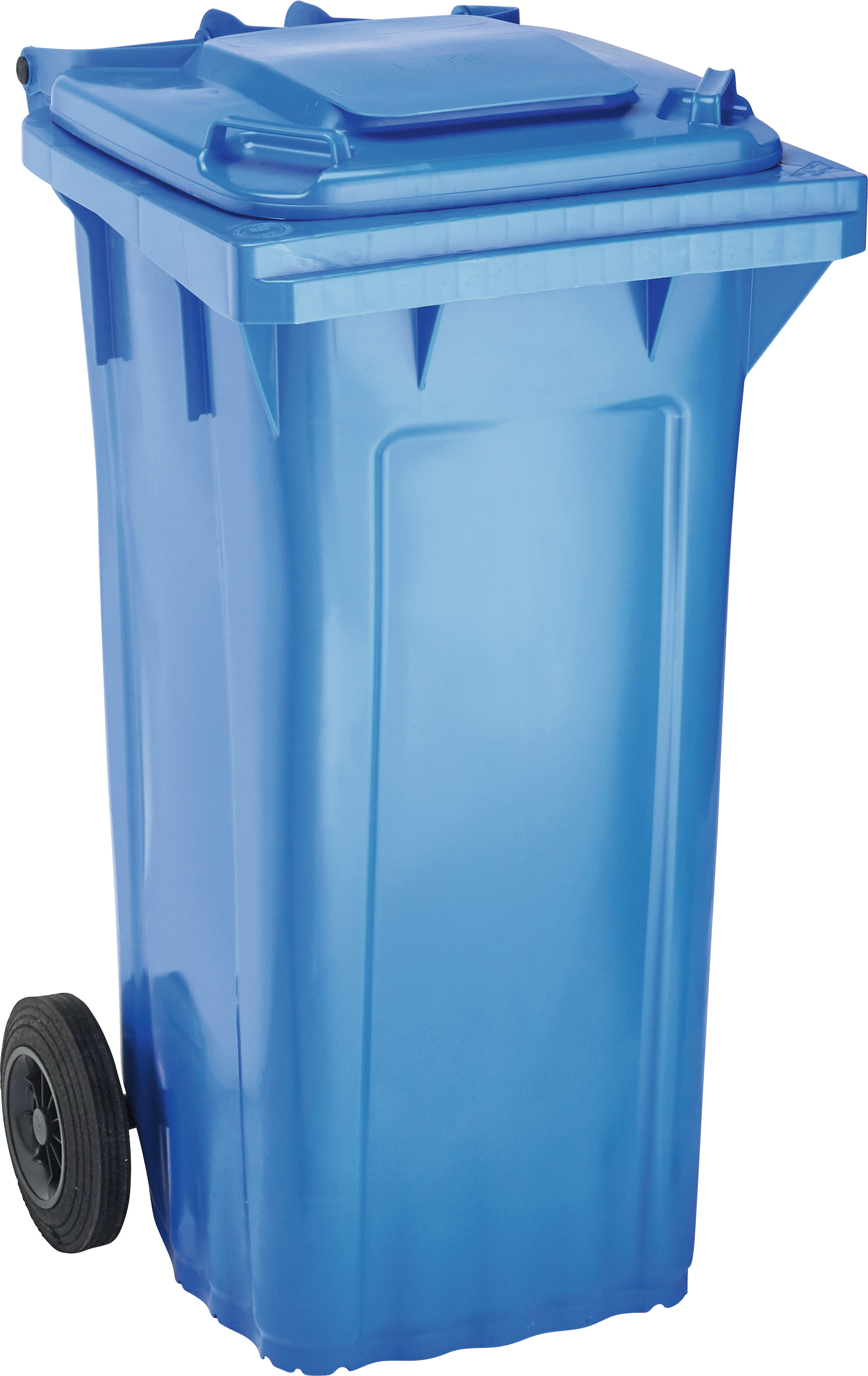 Abfalltonne PE 120 Liter H933 x T552 x B482mm blau