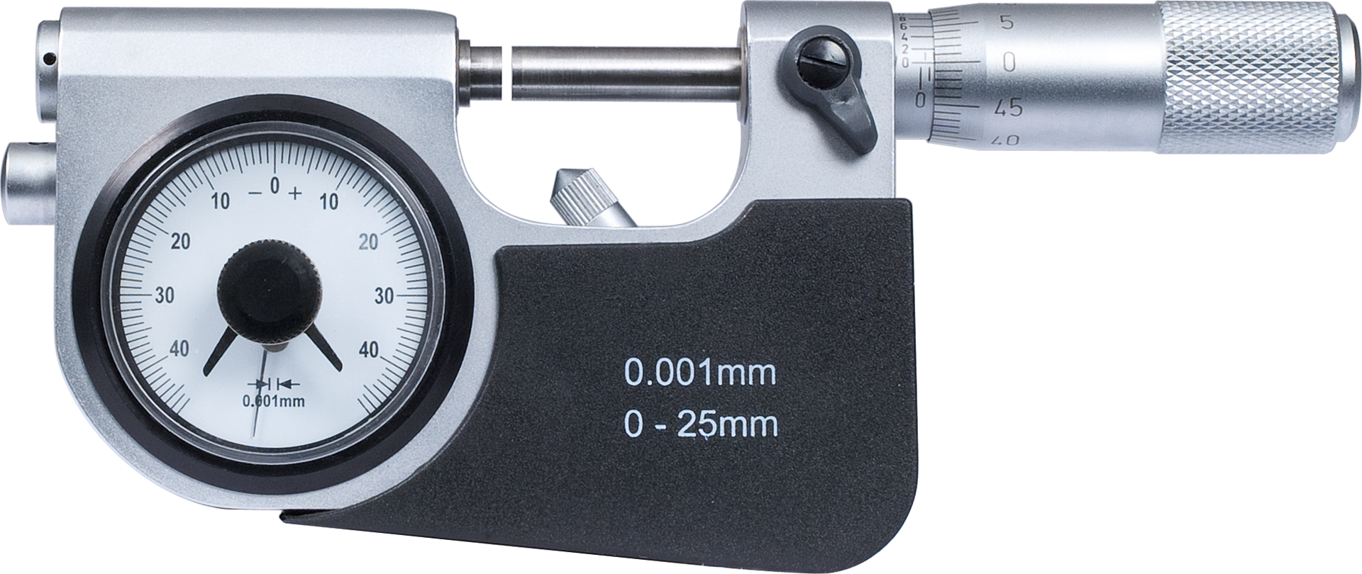 Bügelmessschraube Feinzeiger mit Abl. 0,001mm Freihub 2,0mm DIN863 MB0-25mm Bügelmessschraube Feinzeiger mit Abl. 0,001mm Freihub 2,0mm DIN863 MB0-25mm