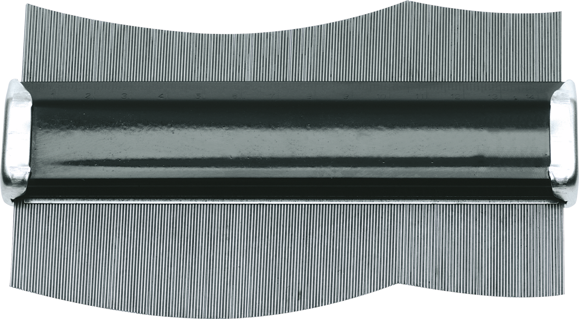 Profillehre zur Übertragung von Profilen und Konturen Länge 150mm Stahl