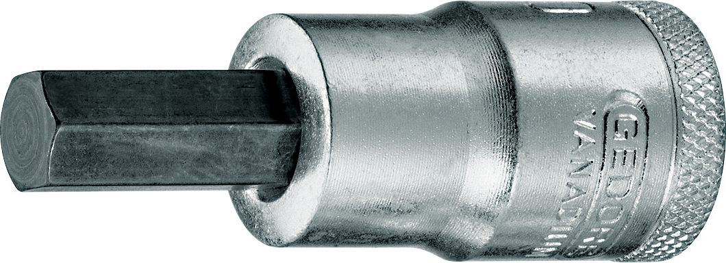 Bitstecknuss 1/2" Innensechskant L60mm SW4mm