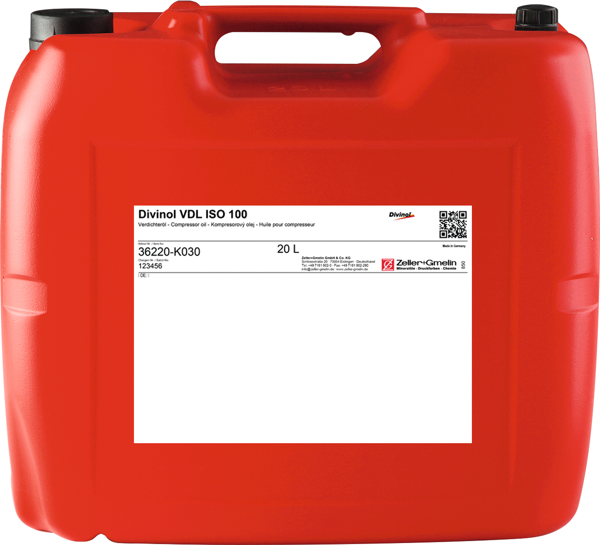 Getriebeöl Industrie 20l ICL68 nach DIN CLP