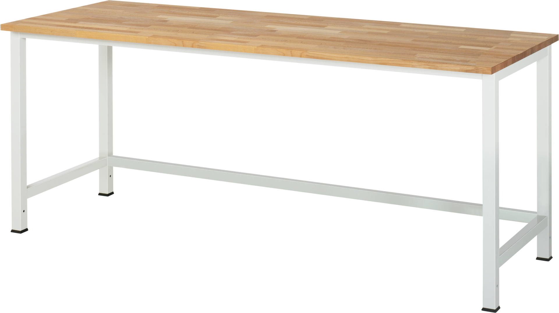 Werktisch Buchenplatte "EYL 3" Eyl-System R900-1 Buche-Platte RAL7035 T800 x H825 x B2000mm