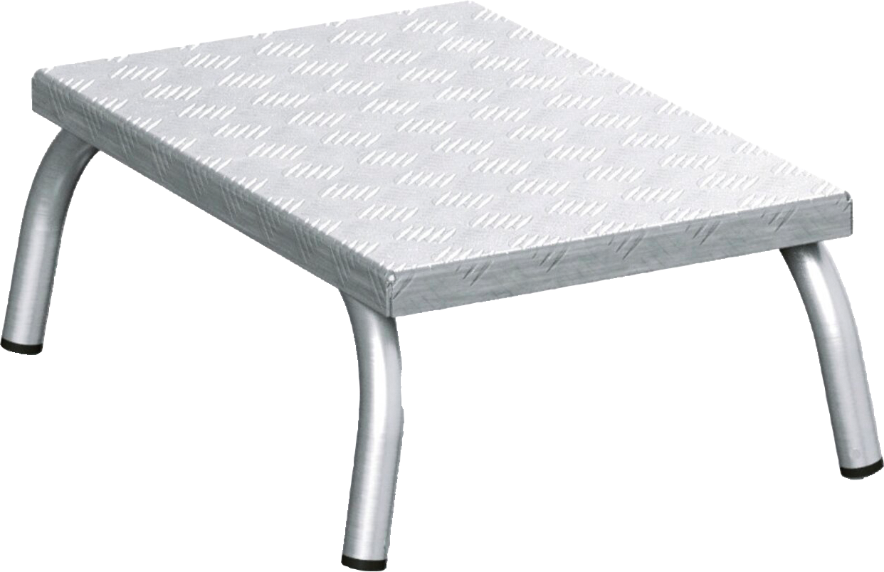 Maschinentritt starr H0,2m 1 Stufen Arbeitshöhe 2,2m