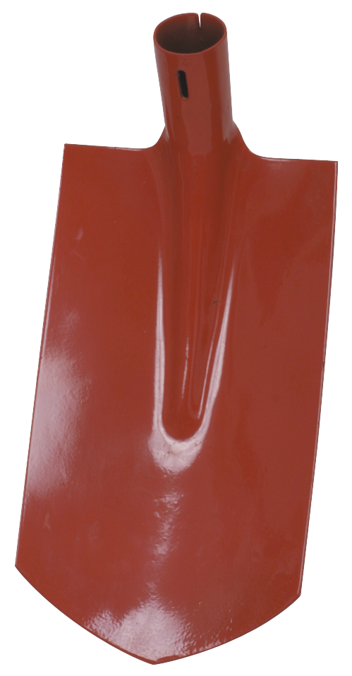 Kabelgrabenschaufel ohne Schaufelstiel rot lackiert 170x300mm