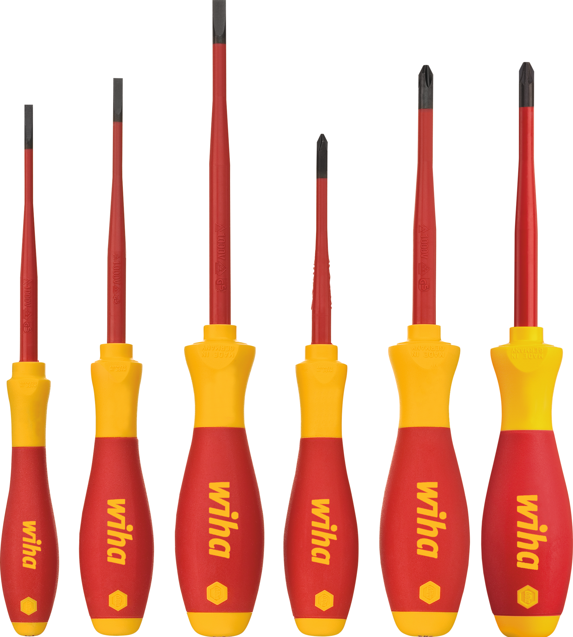 Schraubendreher Satz VDE SoftFinish® electric slimFix 6-tlg. Schraubendreher Satz VDE SoftFinish® electric slimFix 6-tlg.