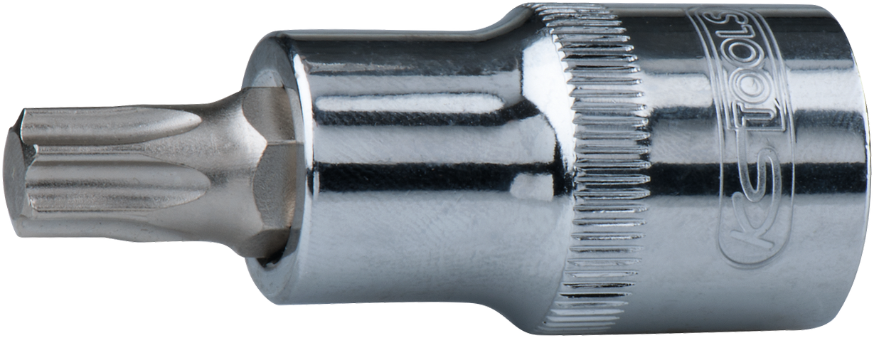 Bitstecknuss 3/8" TORX® Chrome L50mm T10