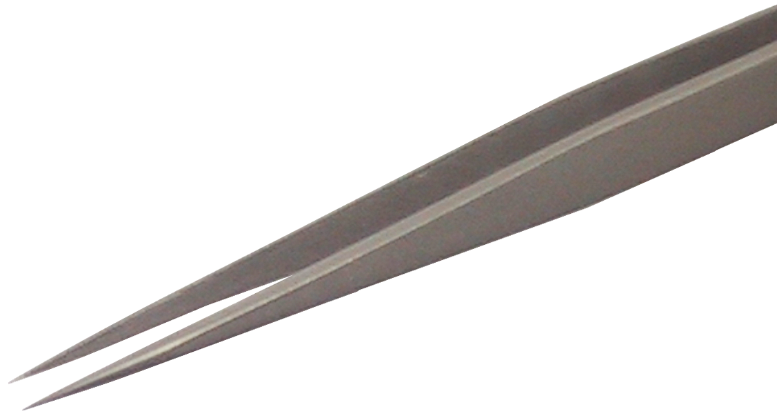 Pinzette L135mm mit sehr feinen Spitzen und langem schlanken Griff Pinzette L135mm mit sehr feinen Spitzen und langem schlanken Griff