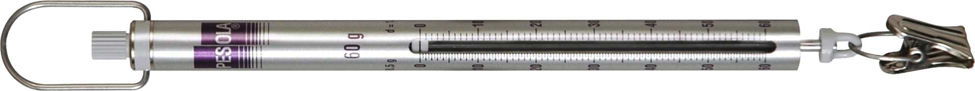 Federwaage PESOLA® Macro mit Haken Tol. +/-0,3% WB50kg Abl. 500g